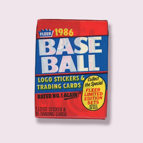 1986 Fleer Baseball Pack 