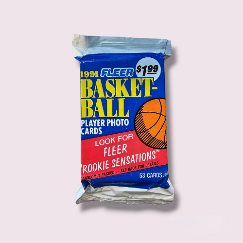 1991/92 Fleer Basketball Jumbo Pack 
